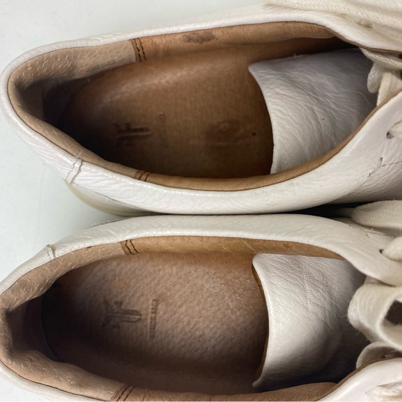 Frye Ivy Low Lace Sneakers in White size 7.5 - Picture 6 of 13
